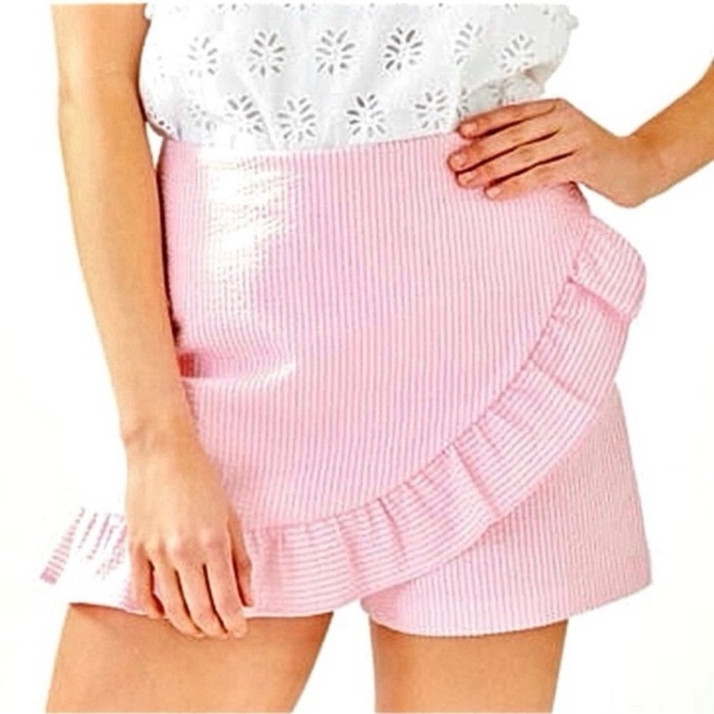 Lily Pulitzer Faye Skort Seersucker